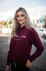 SHE IS Maroon Hoodie